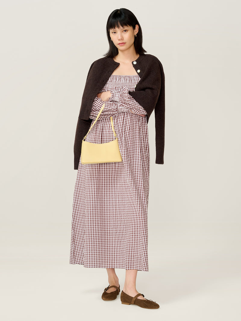 Amaryllis Dress in Chocolate