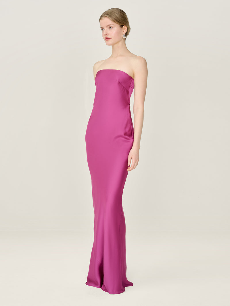 Amdra Dress in Magenta