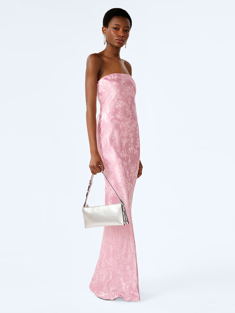 Amdra Jacquard Dress in Bleached Mauve
