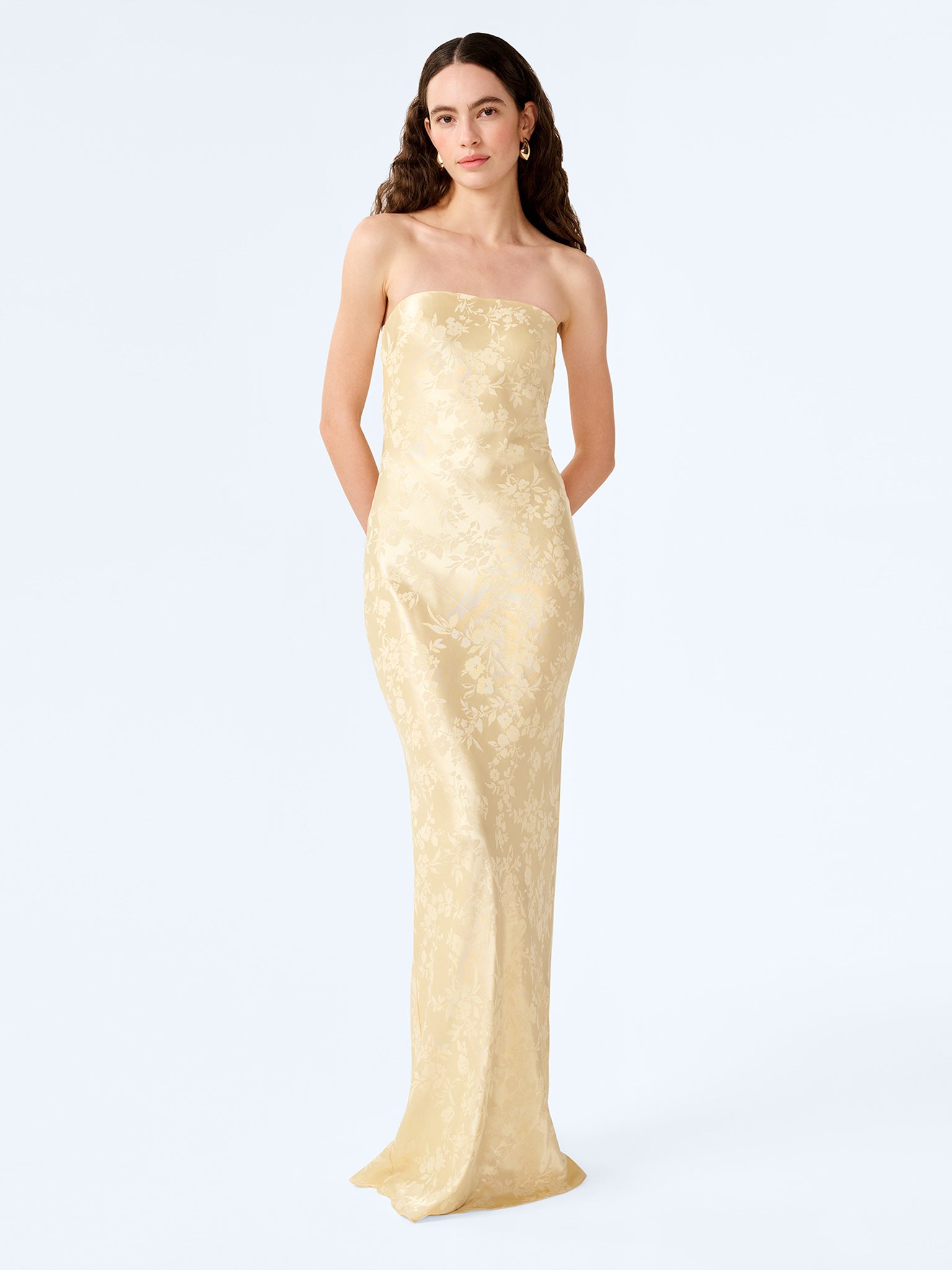 Amdra Jacquard Dress in Double Cream - 4 Amdra Jacquard Dress in Double Cream - 4