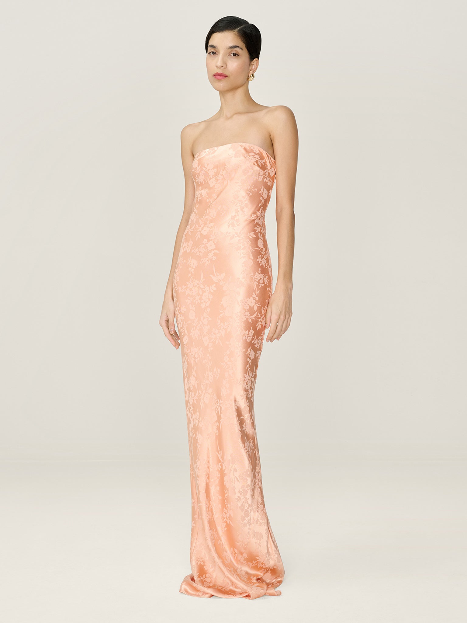omnes pink dress Aurelia Dress in Cerise