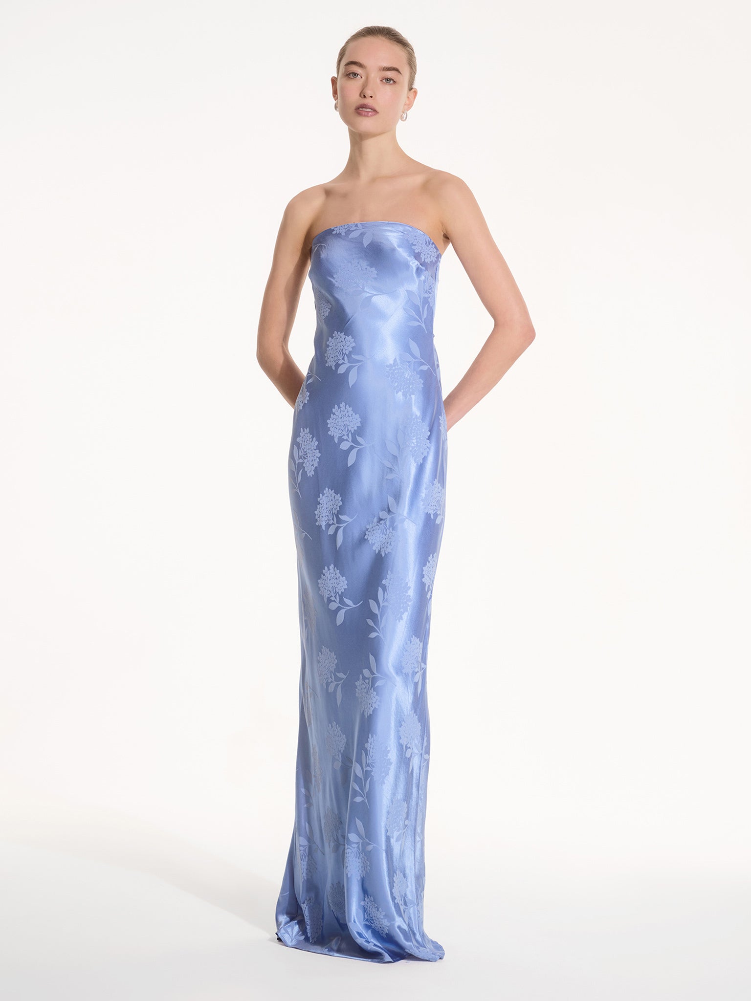 Amdra Maxi Dress in Blue - 4 Amdra Maxi Dress in Blue - 4