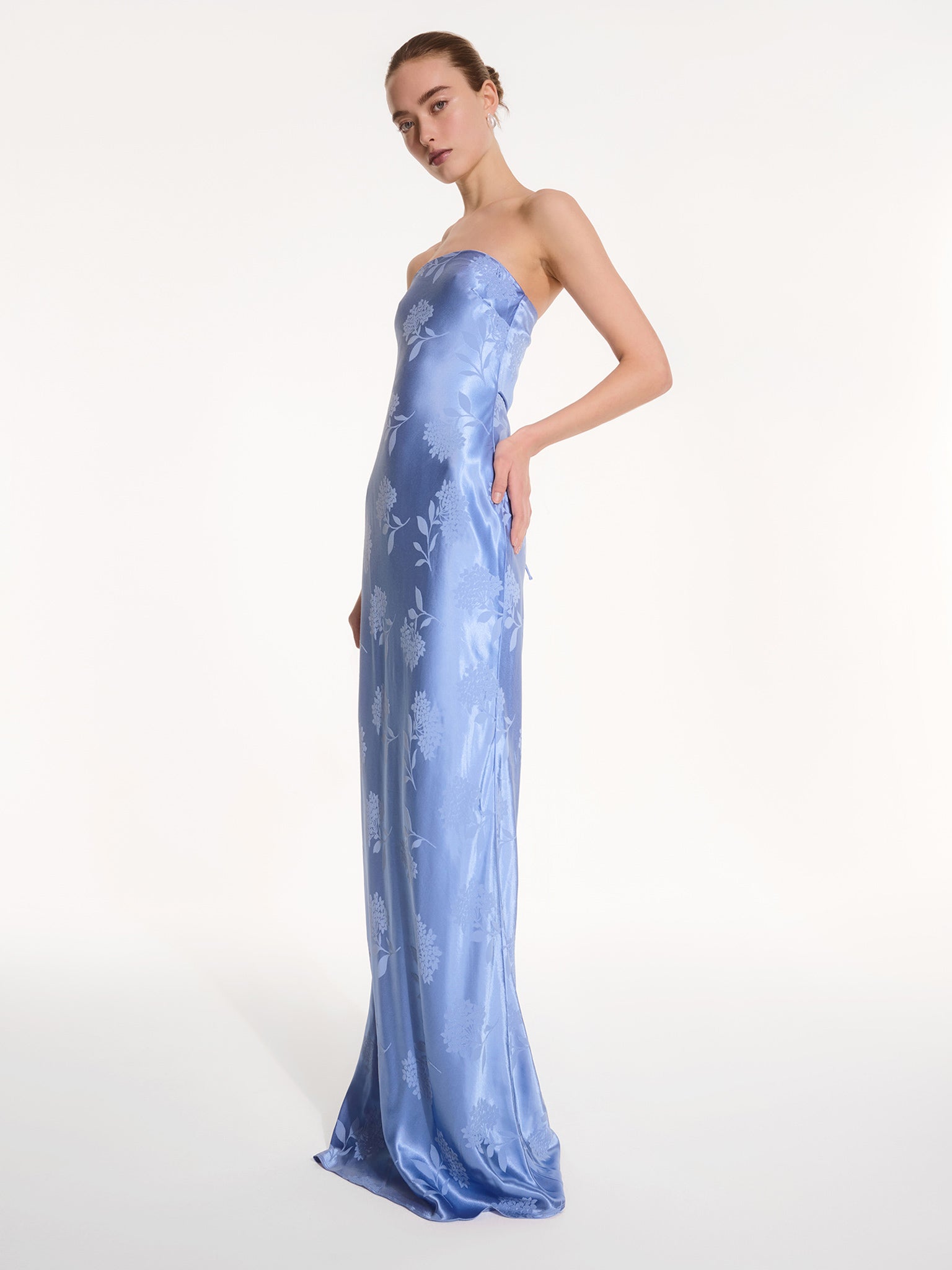 Amdra Maxi Dress in Blue Amdra Maxi Dress in Blue