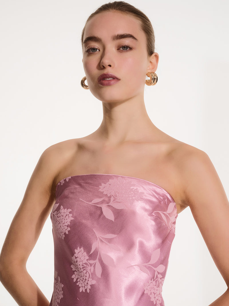 Amdra Maxi Dress in Vintage Pink