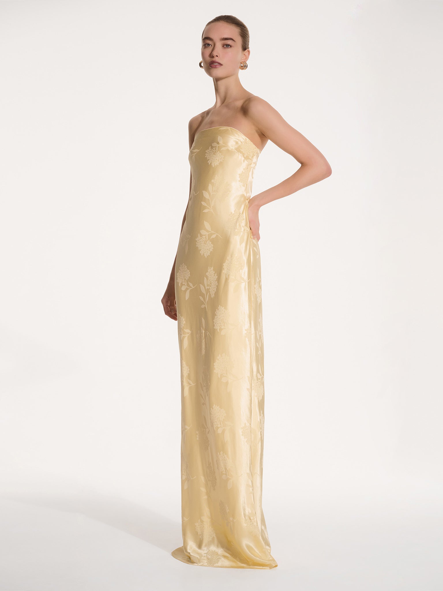Amdra Maxi Dress in Vintage Yellow