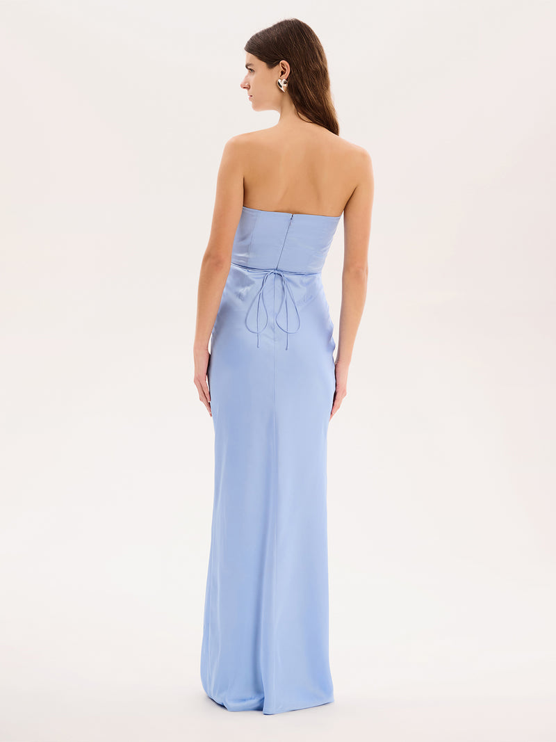 Amdra Maxi Dress in Light Blue