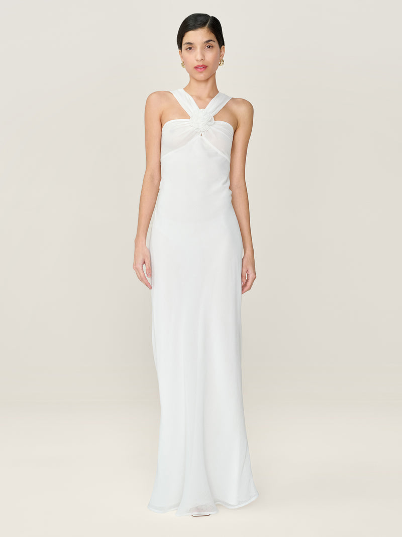 Amelie Dress in Ivory