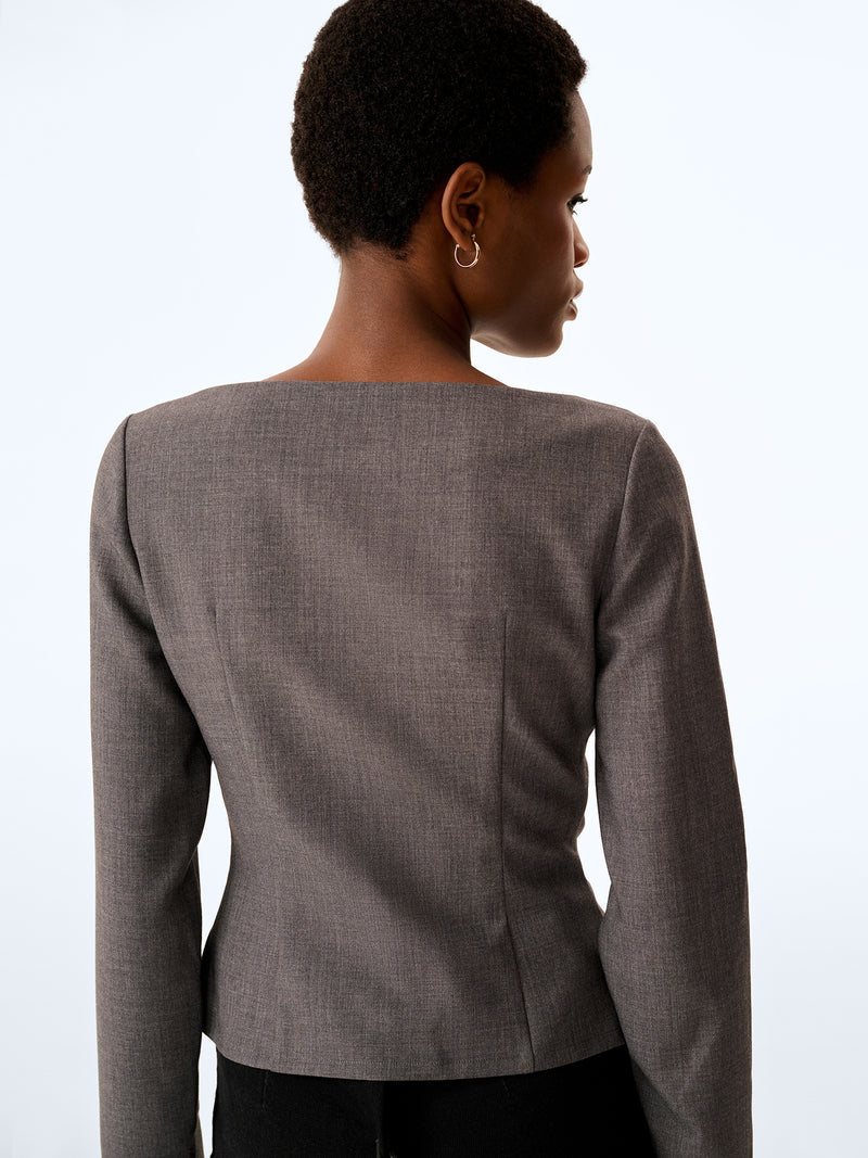 Andie Blouse in Grey