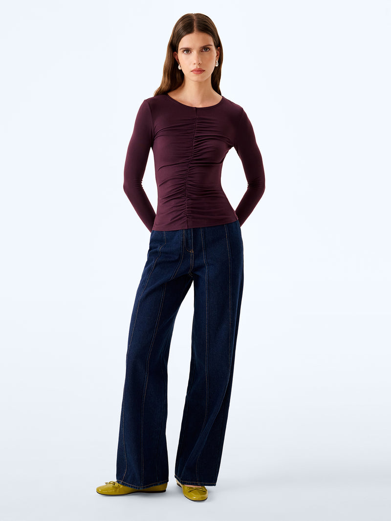 Arbor Top in Aubergine