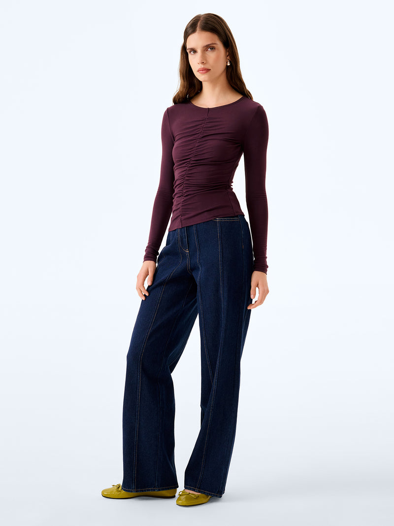 Arbor Top in Aubergine