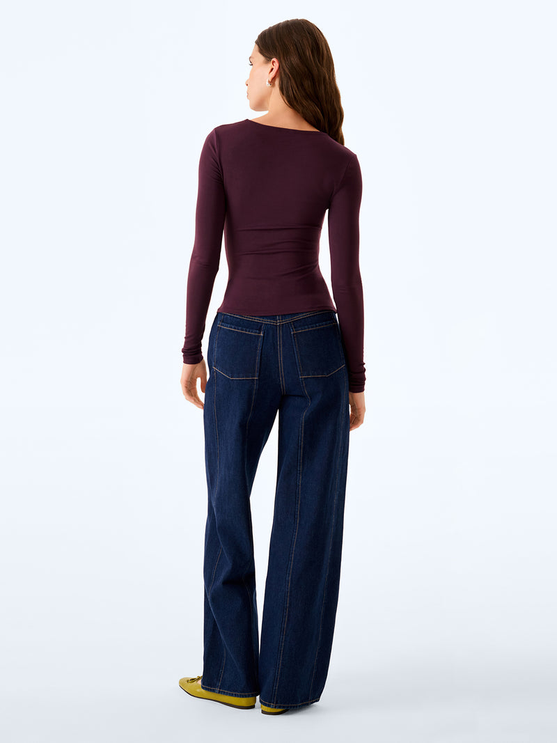 Arbor Top in Aubergine
