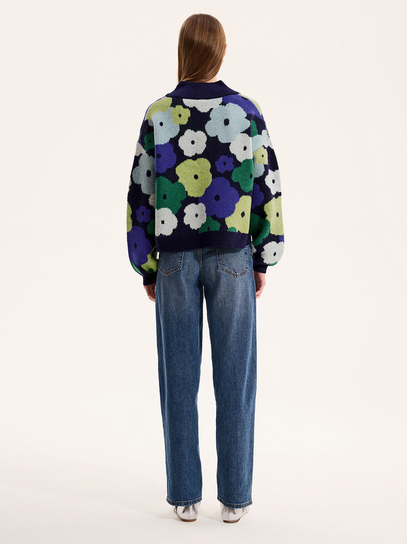 Ari Oversized Floral Jumper