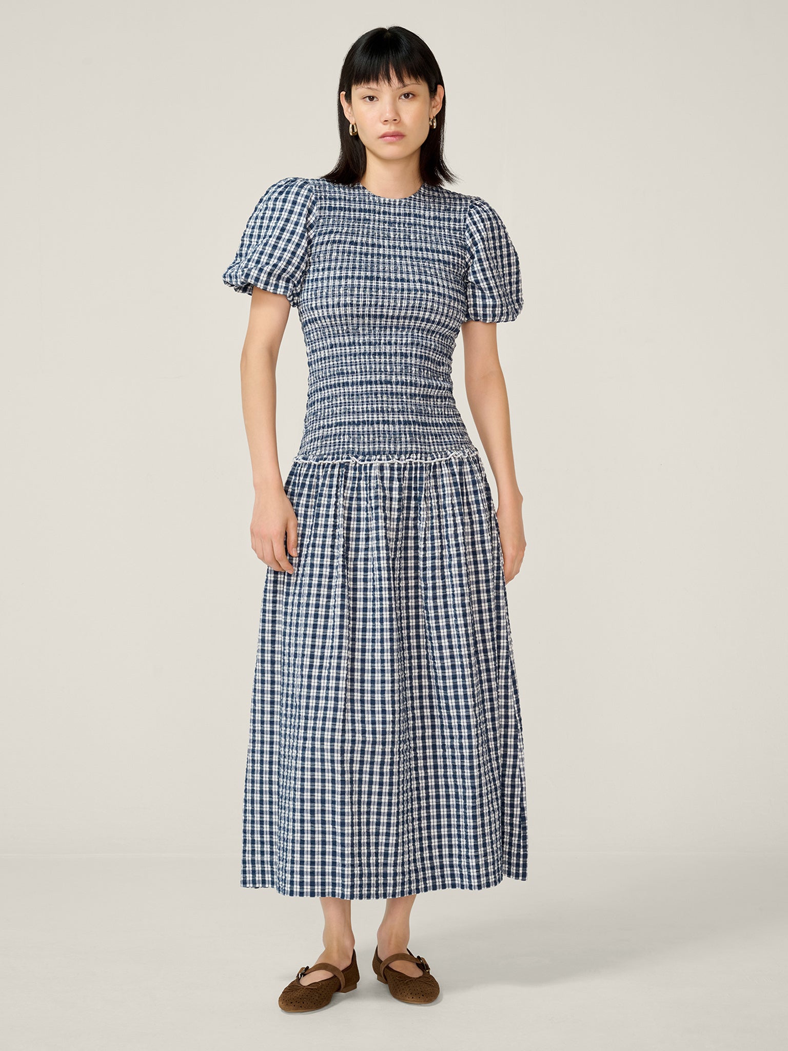 Aria Check Dress