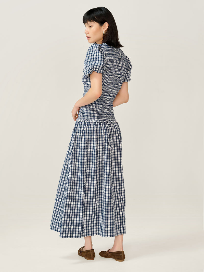 Aria Check Dress
