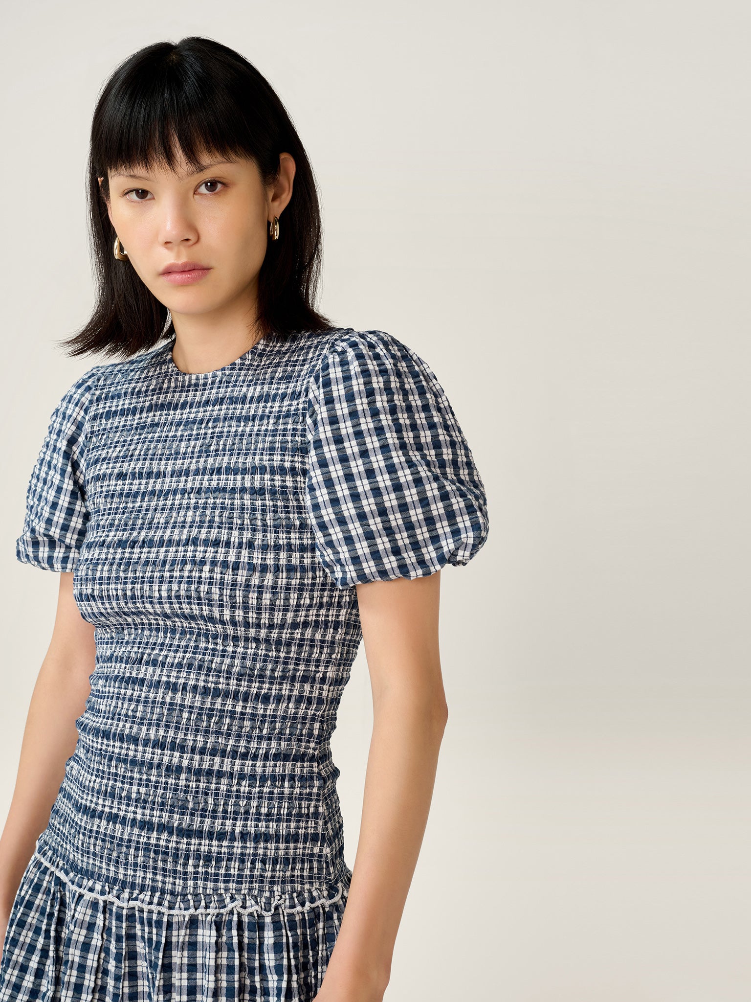 Aria Check Dress | OMNES | Ethical & Affordable Clothing