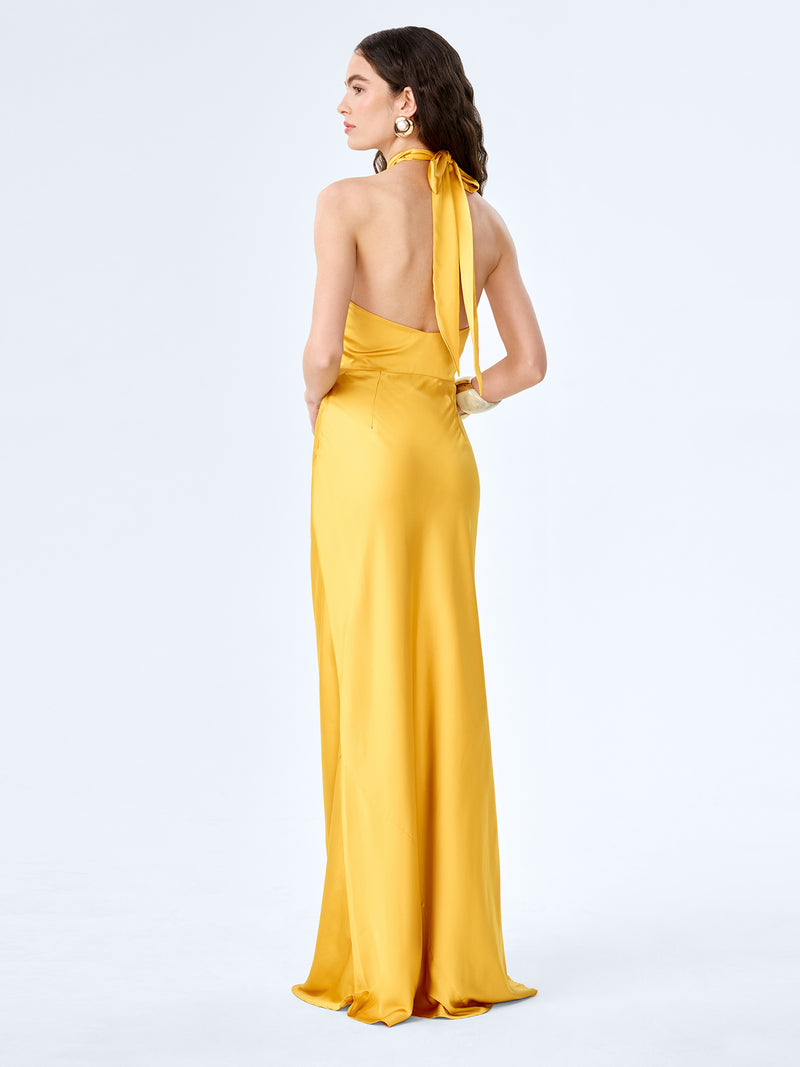 Arles Dress in Eggyolk