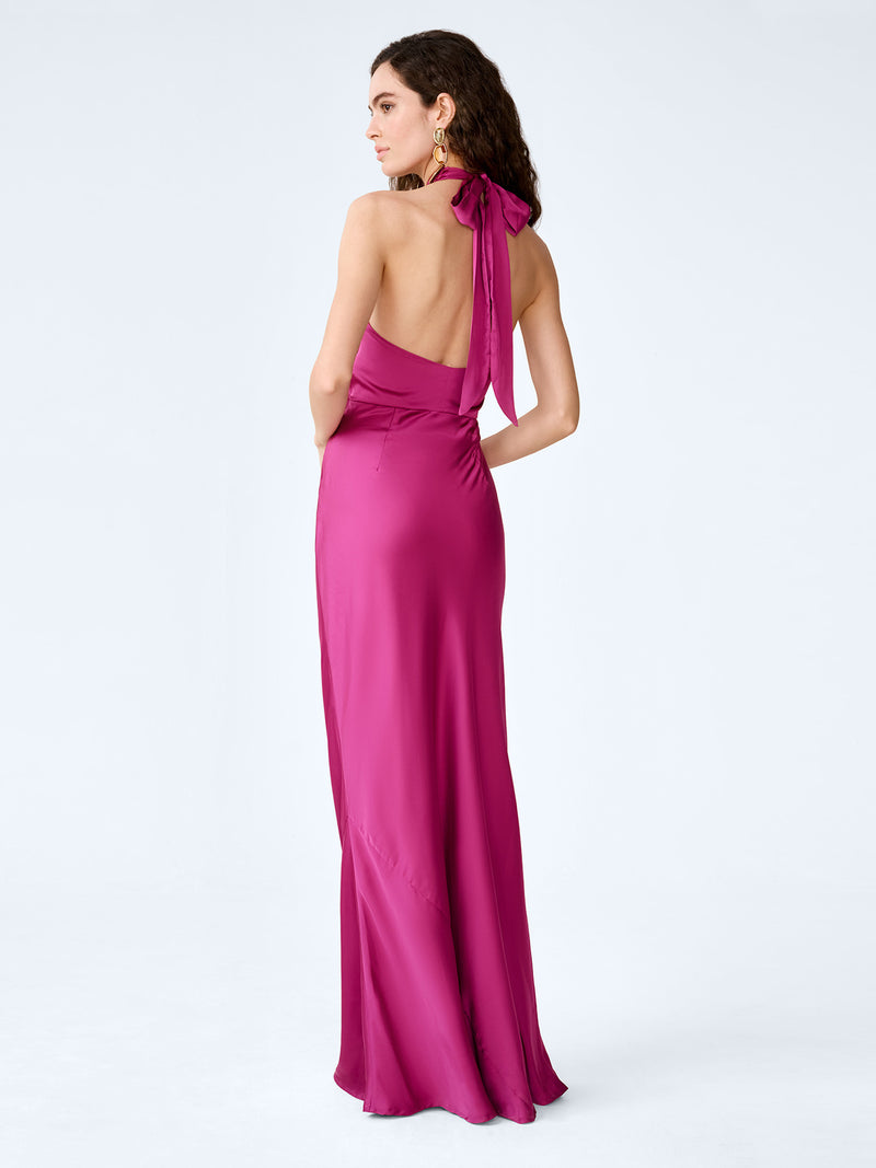 Arles Dress in Magenta
