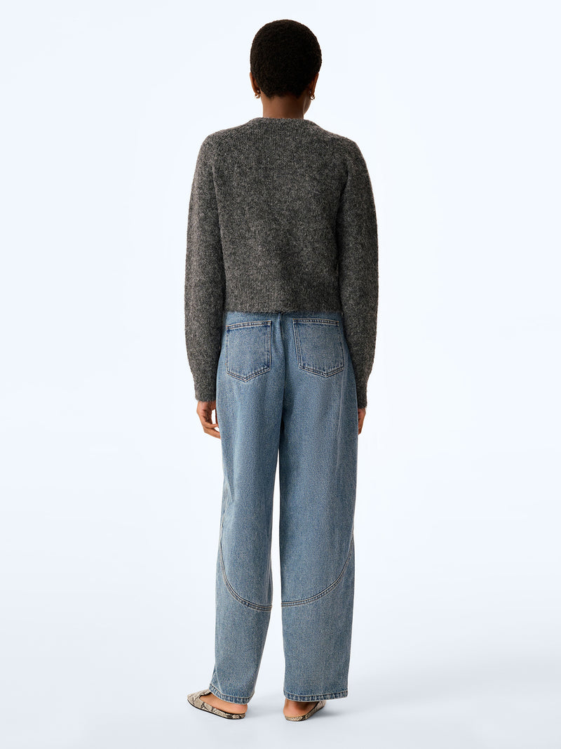 August Cardigan in Charcoal