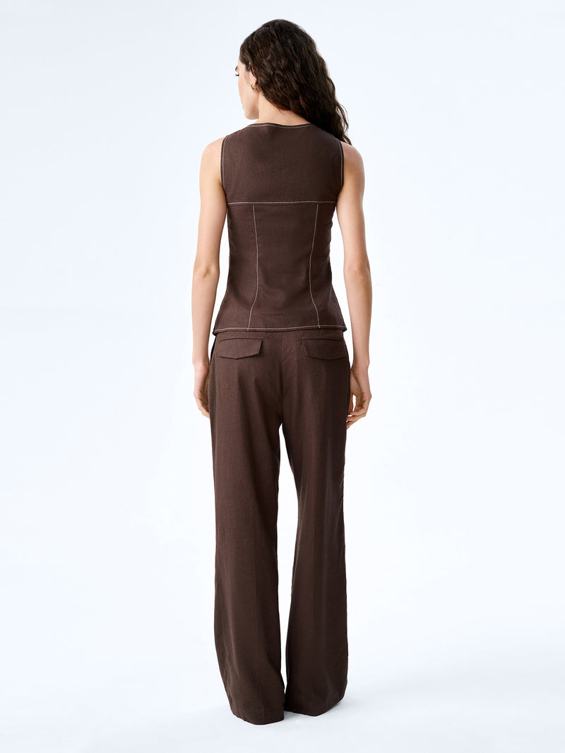 Austen Top in Chocolate