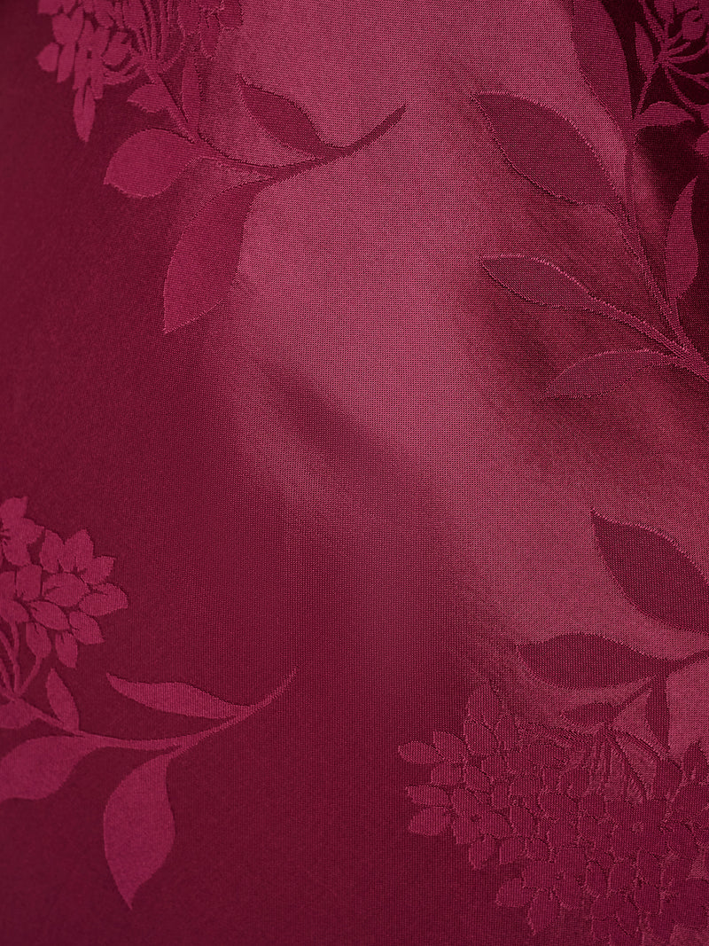 Ava Dress in Deep Wine