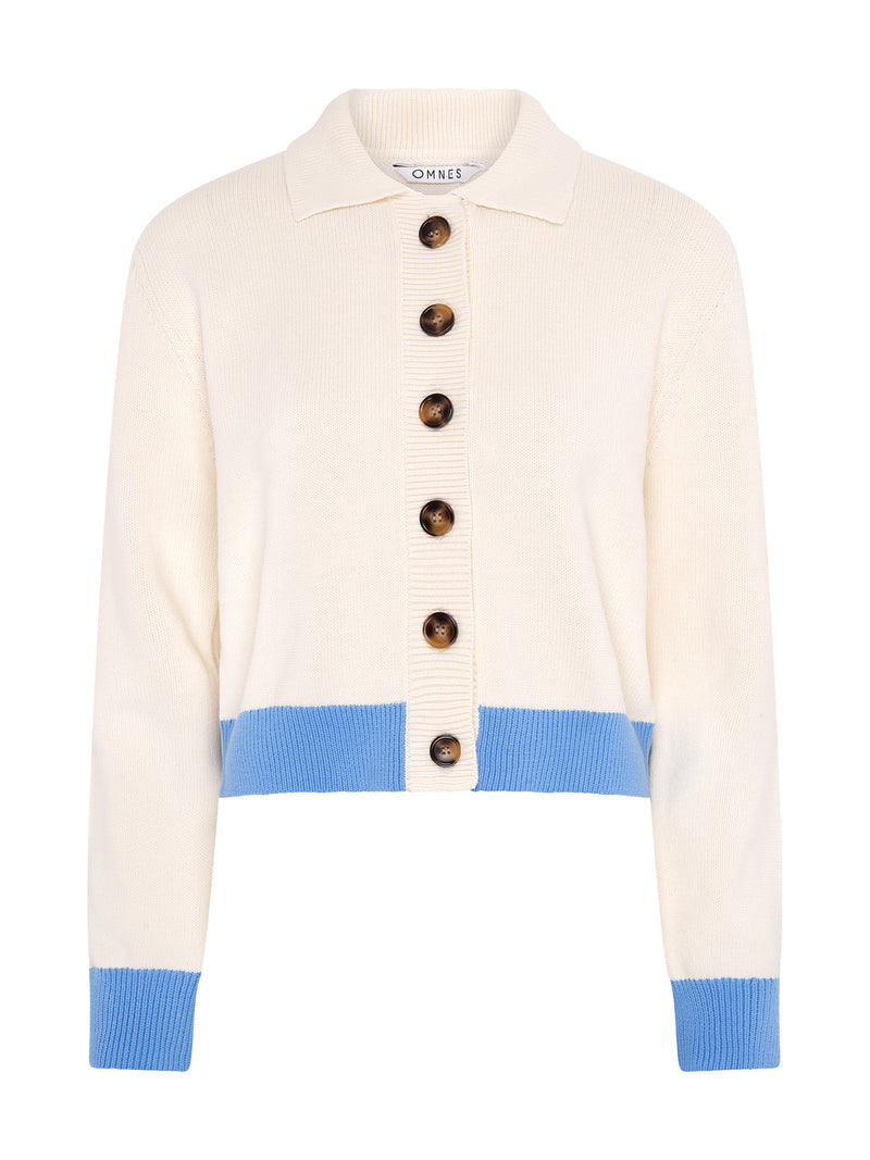 Betsy Colour Block Jumper in Cream