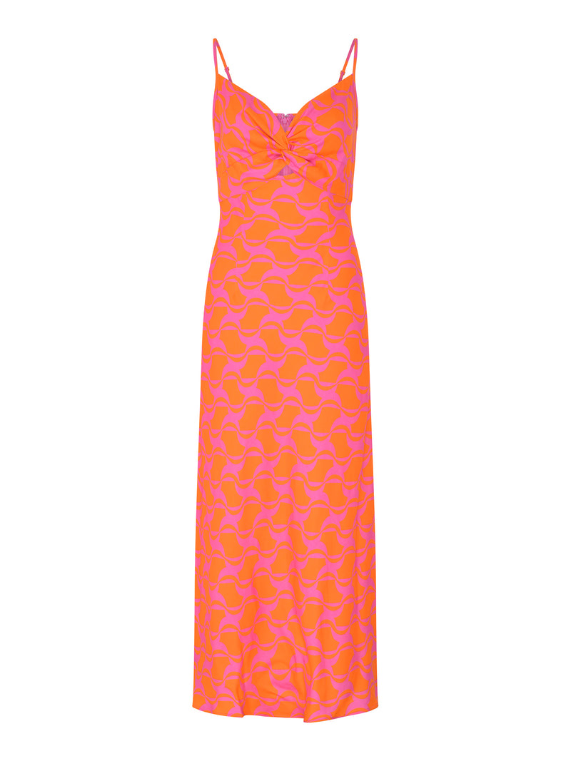 Blossom Geo Print Strappy Dress