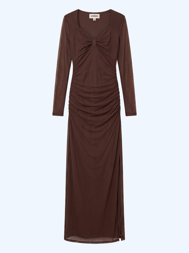Beale Dress in Chocolate