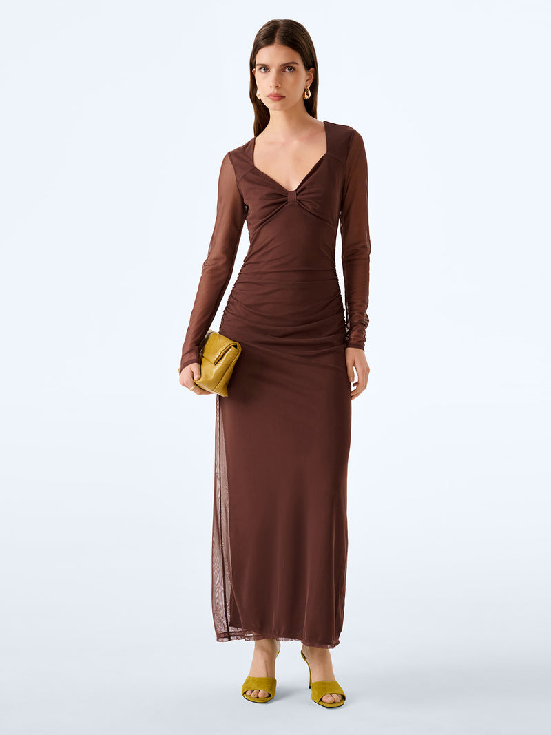 Beale Dress in Chocolate
