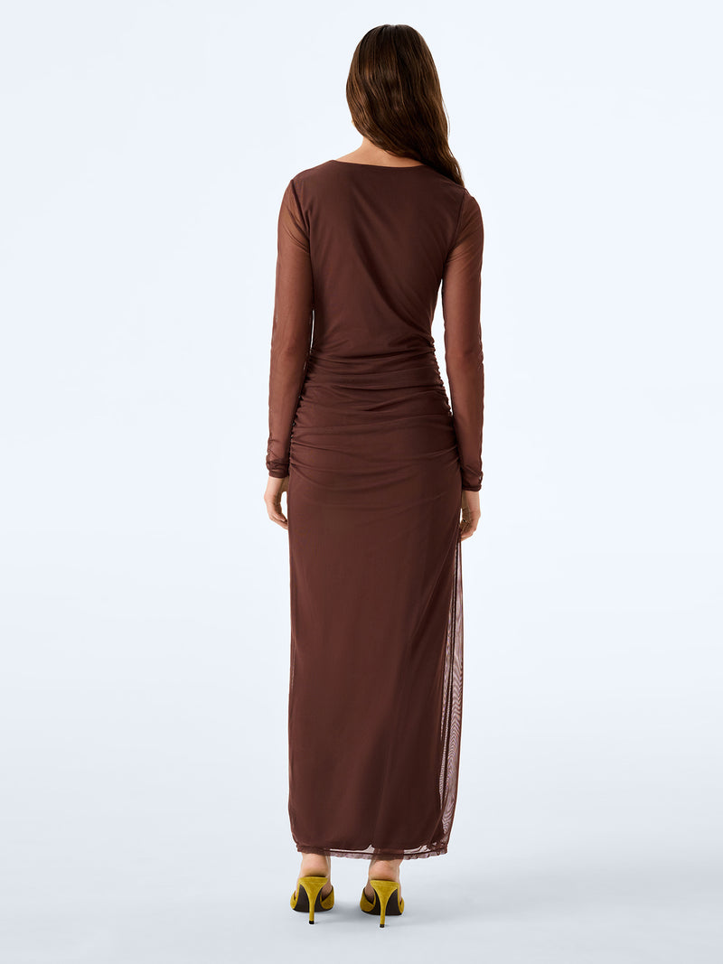 Beale Dress in Chocolate