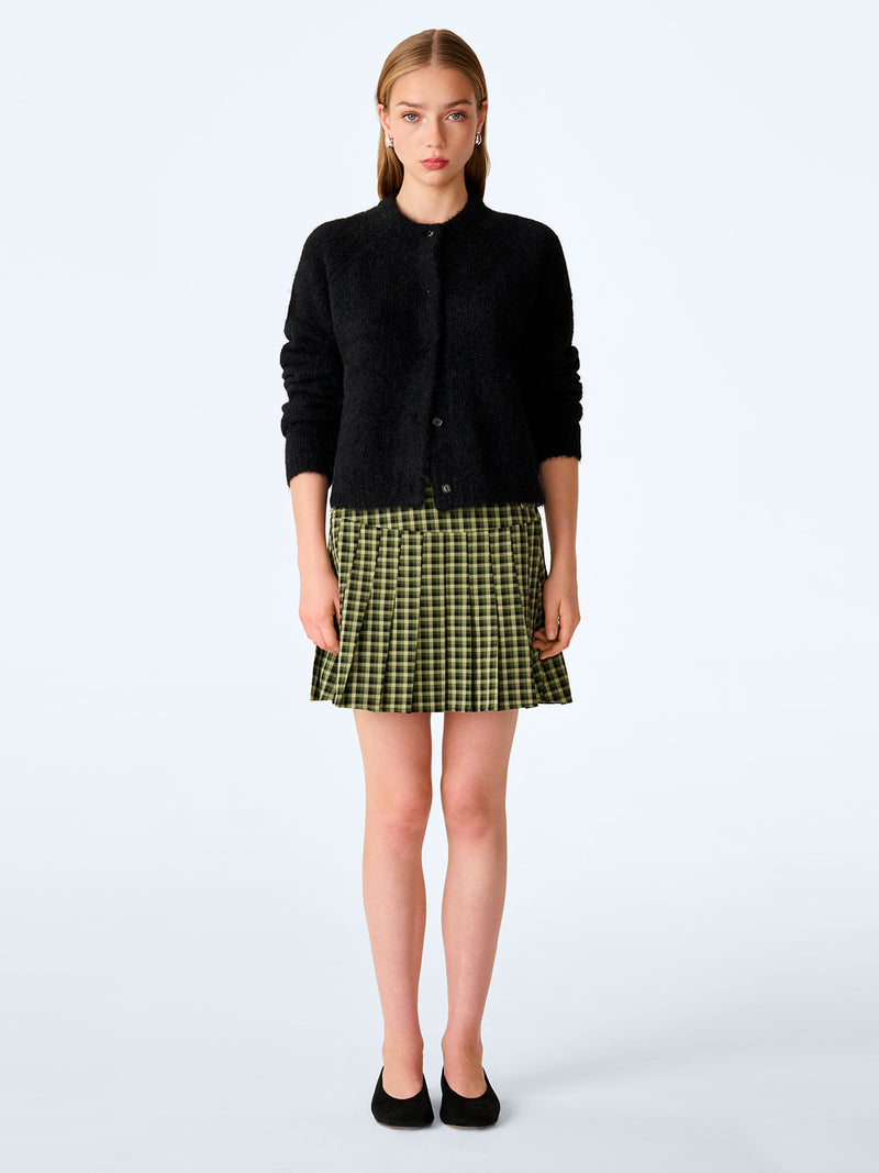 Beatrix Mini Kilt in Green Check
