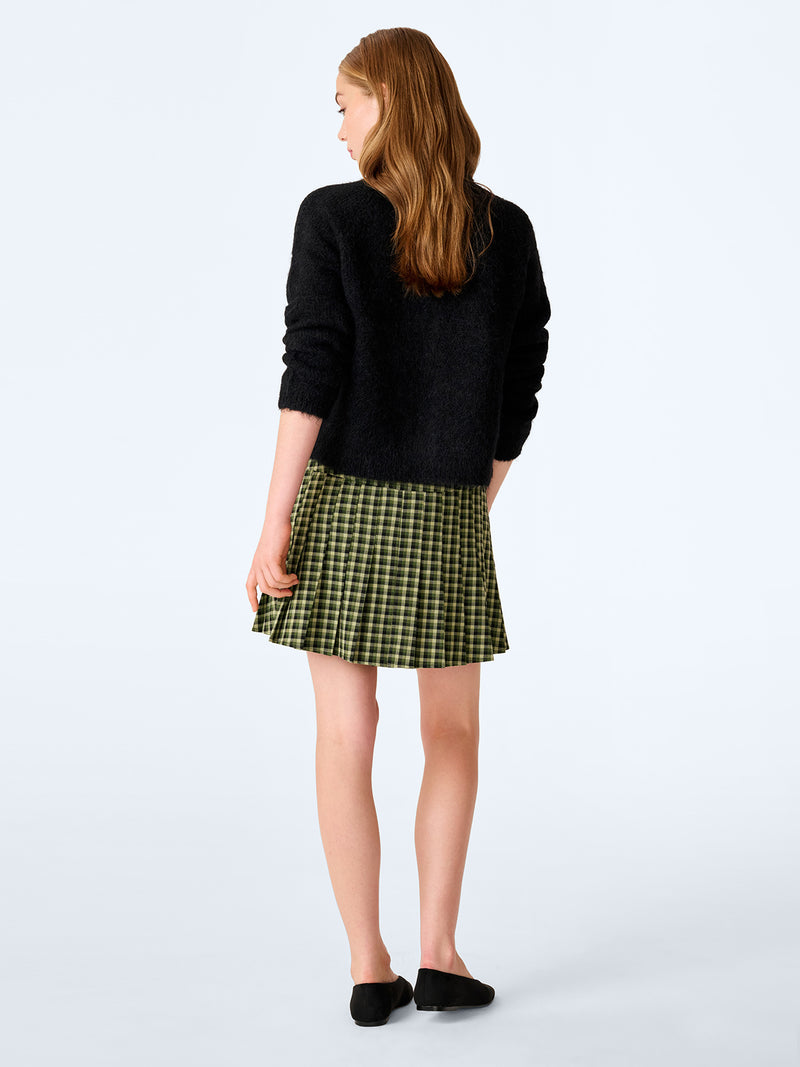 Beatrix Mini Kilt in Green Check