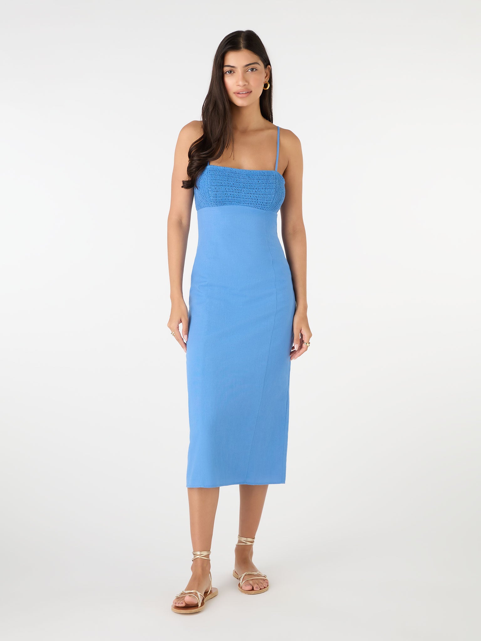 Clements Crochet Midi Dress