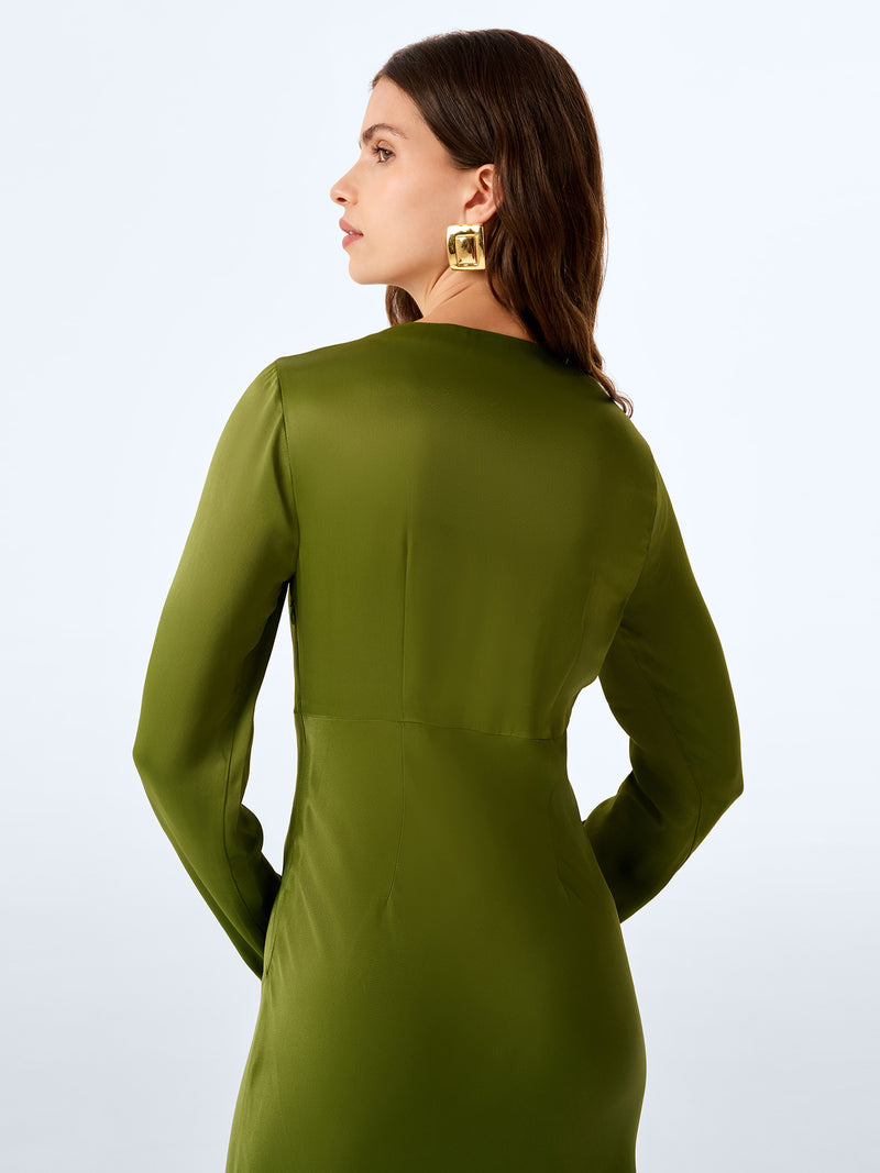 Camille Dress in Twist of Lime