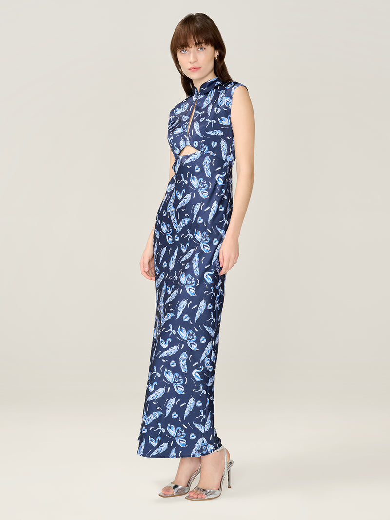 Candice Dress in Navy