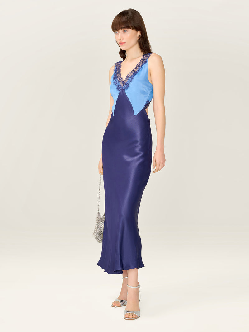 Caroline Dress in Patriot Blue