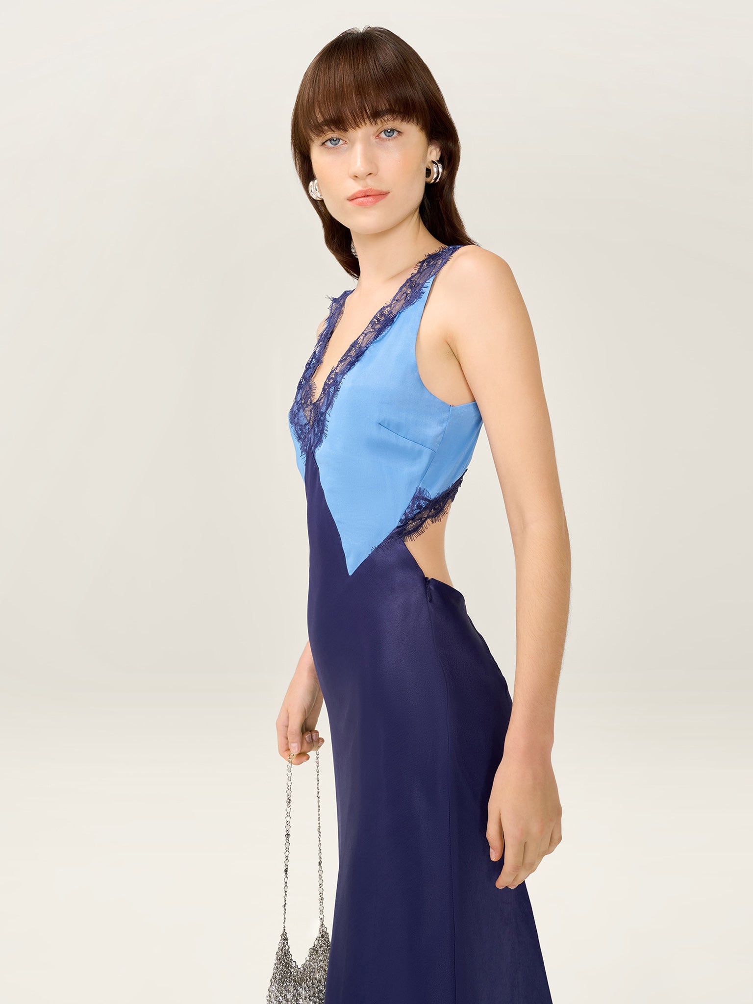 Caroline Dress in Patriot Blue OMNES Caroline Dress in Patriot Blue OMNES