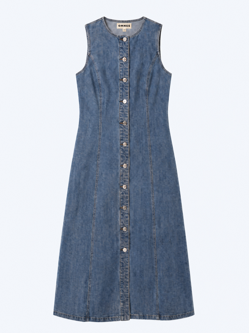 Carter Dress in Light Wash