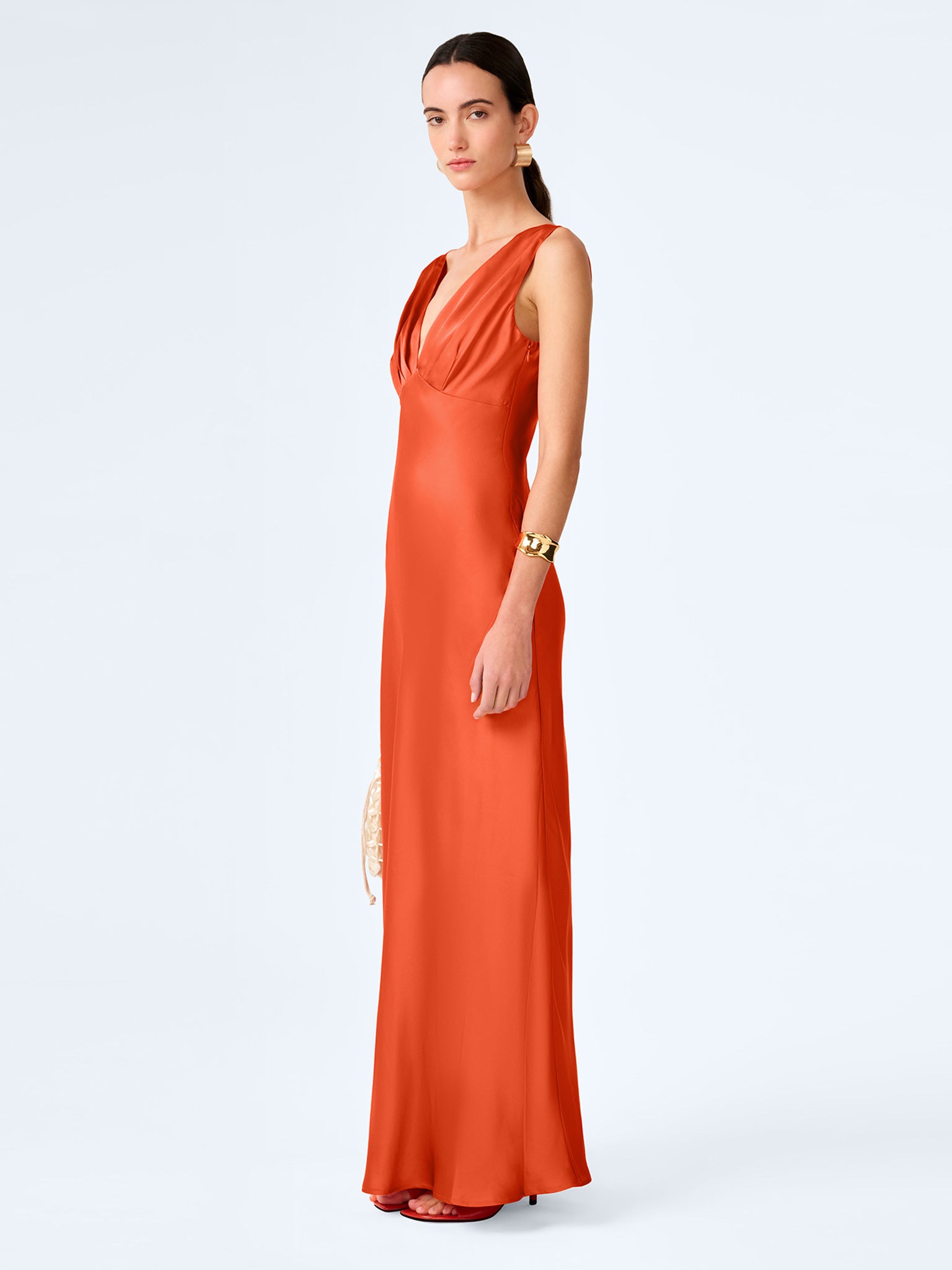 Casey Dress in Burnt Orange Casey Dress in Burnt Orange