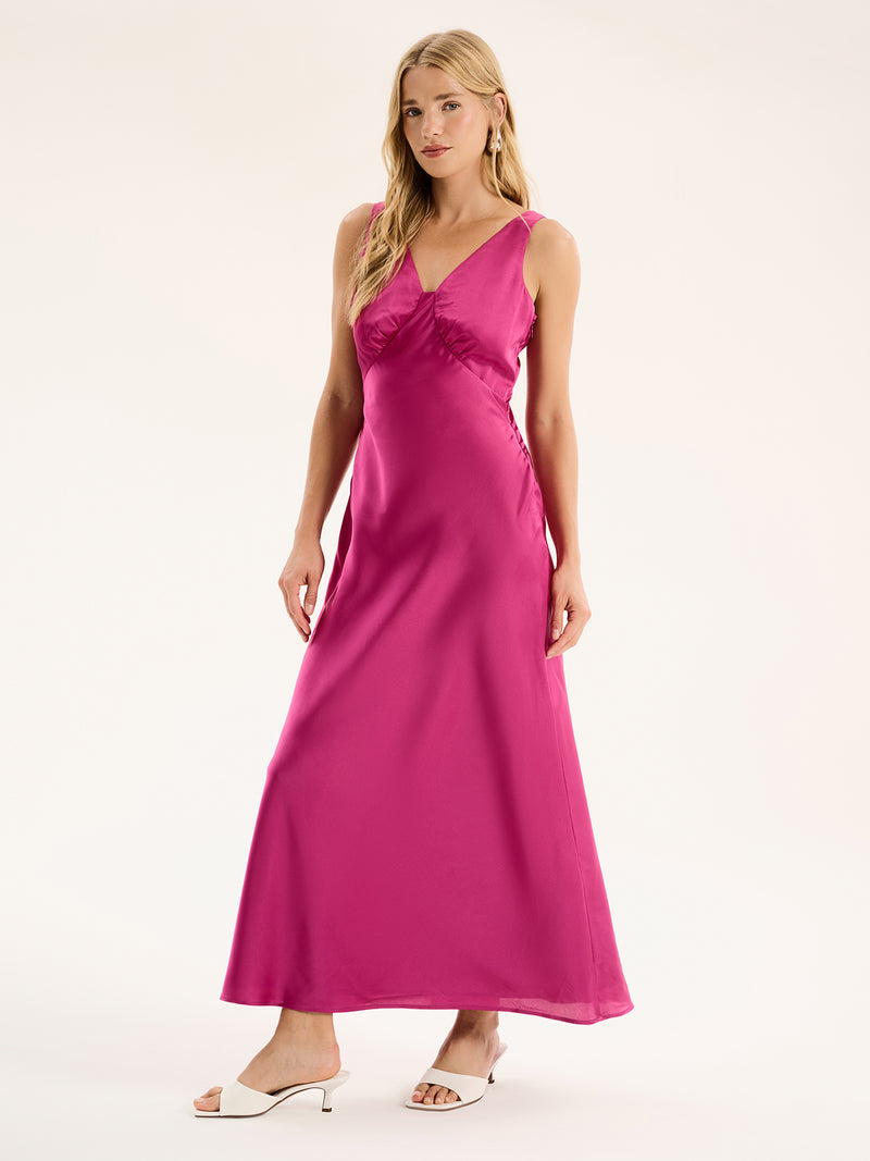 Magenta Dresses L Mini Midi Maxi Magenta Dresses OMNES Magenta Dresses L Mini Midi Maxi Magenta Dresses OMNES