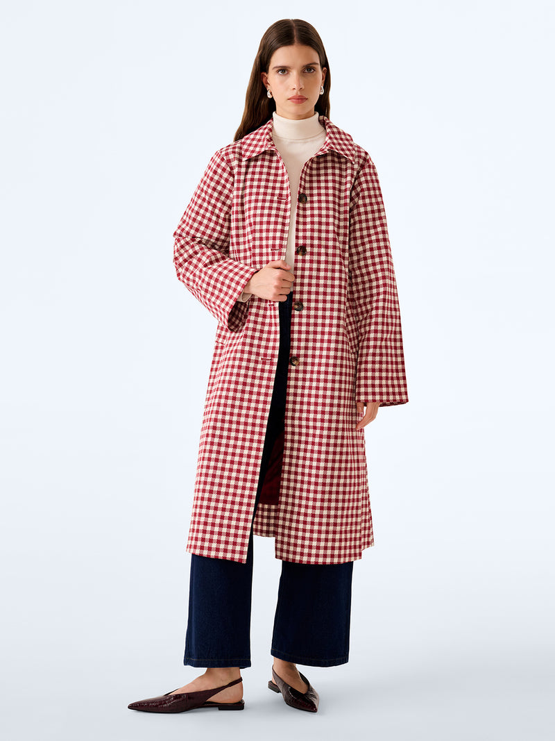 Charleston Trench in Red and Cream