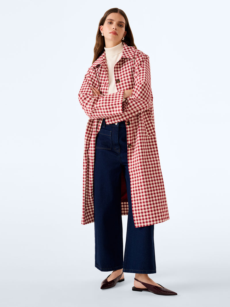 Charleston Trench in Red and Cream
