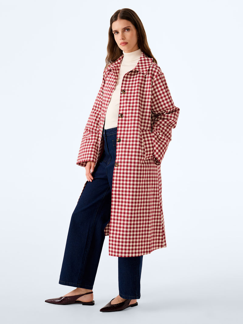 Charleston Trench in Red and Cream