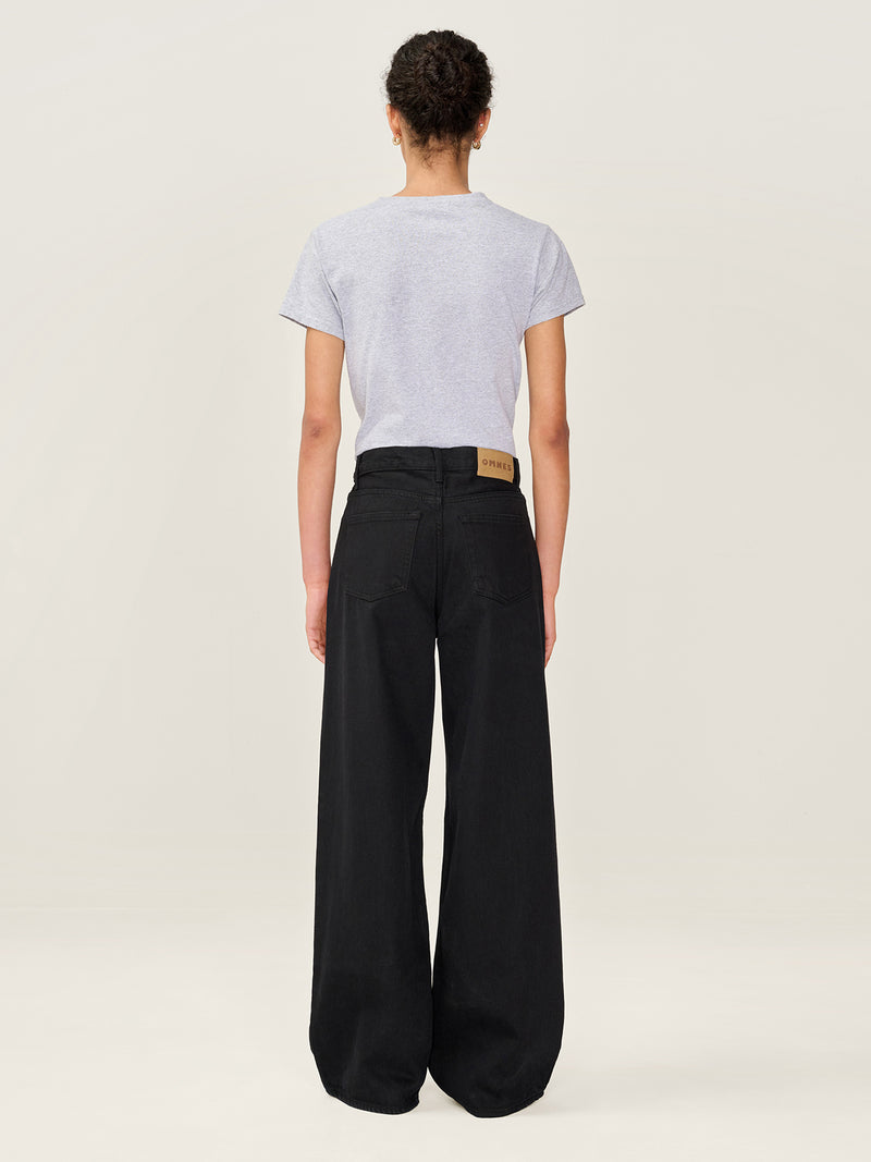 Connie Wide Jean in Black