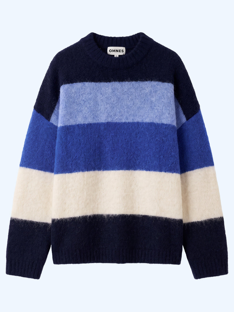 Constance Jumper in Navy and Cream