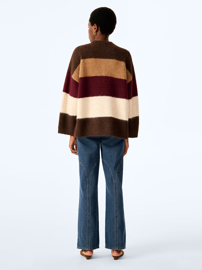 Constance Jumper in Brown and Cream