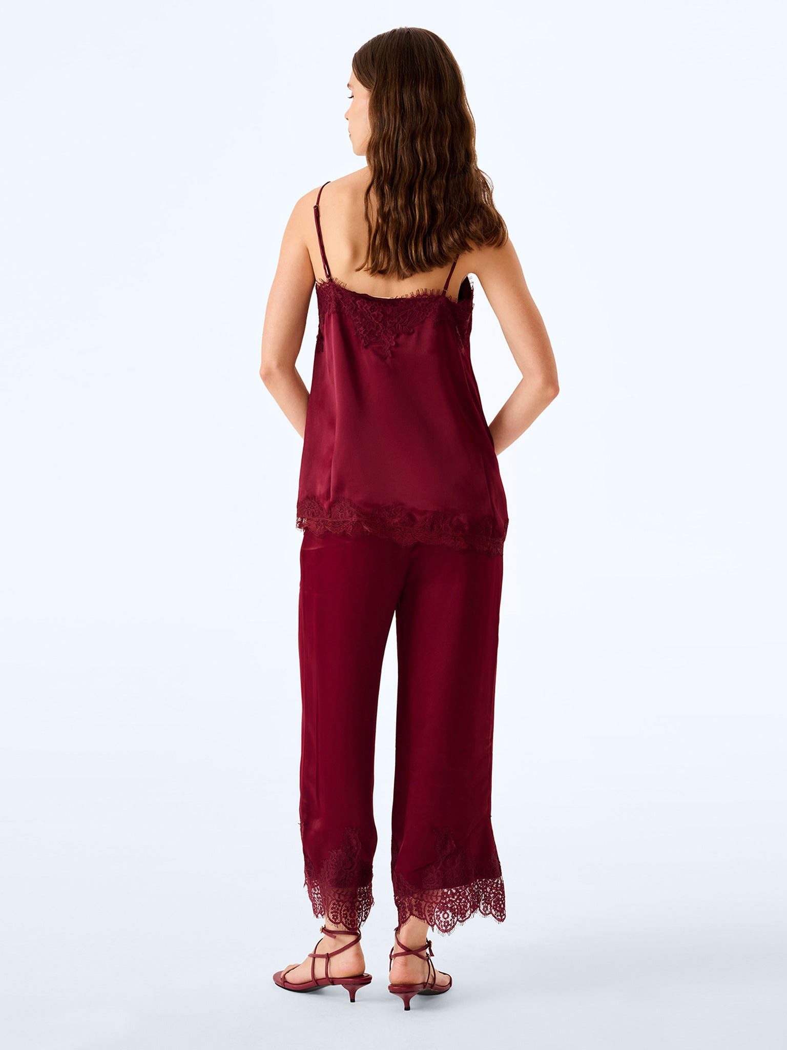 Cortez Trousers in Deep Wine