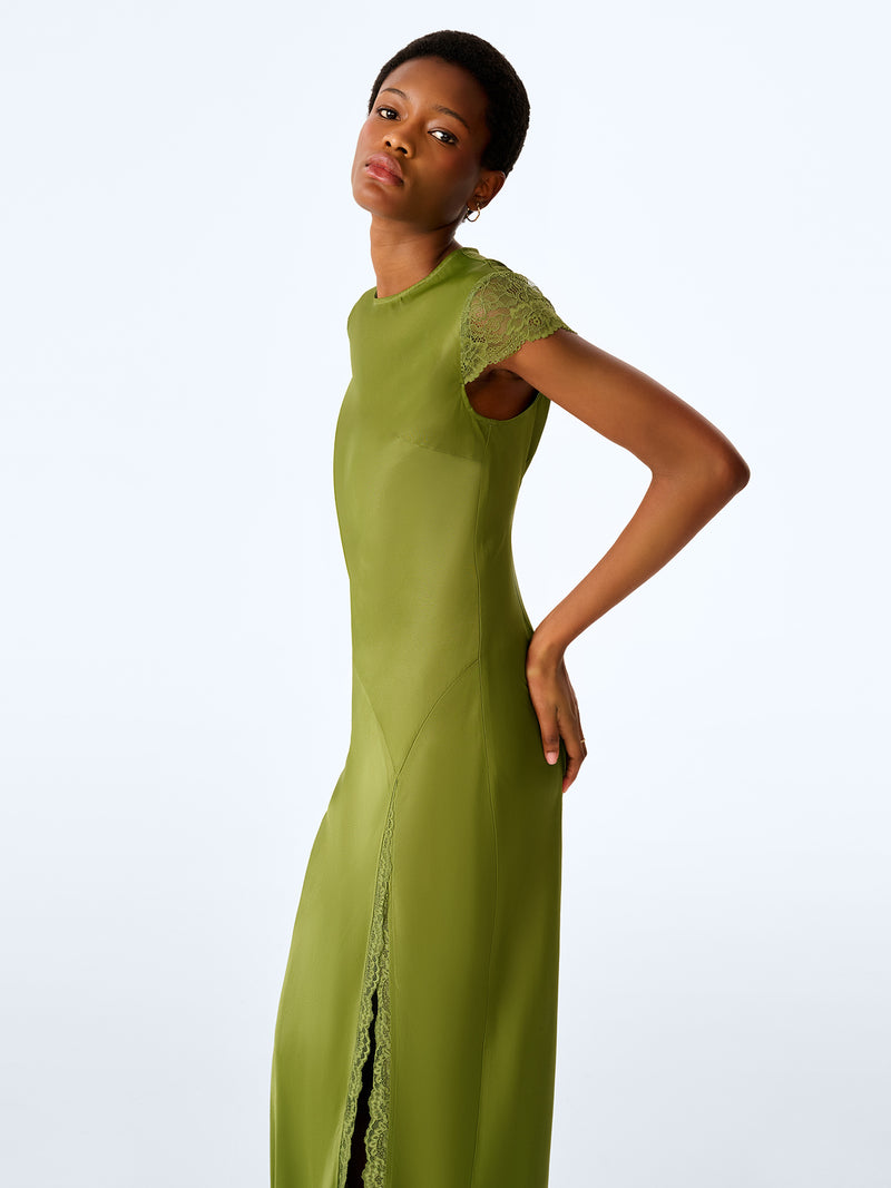 Dante Dress in Twist of Lime