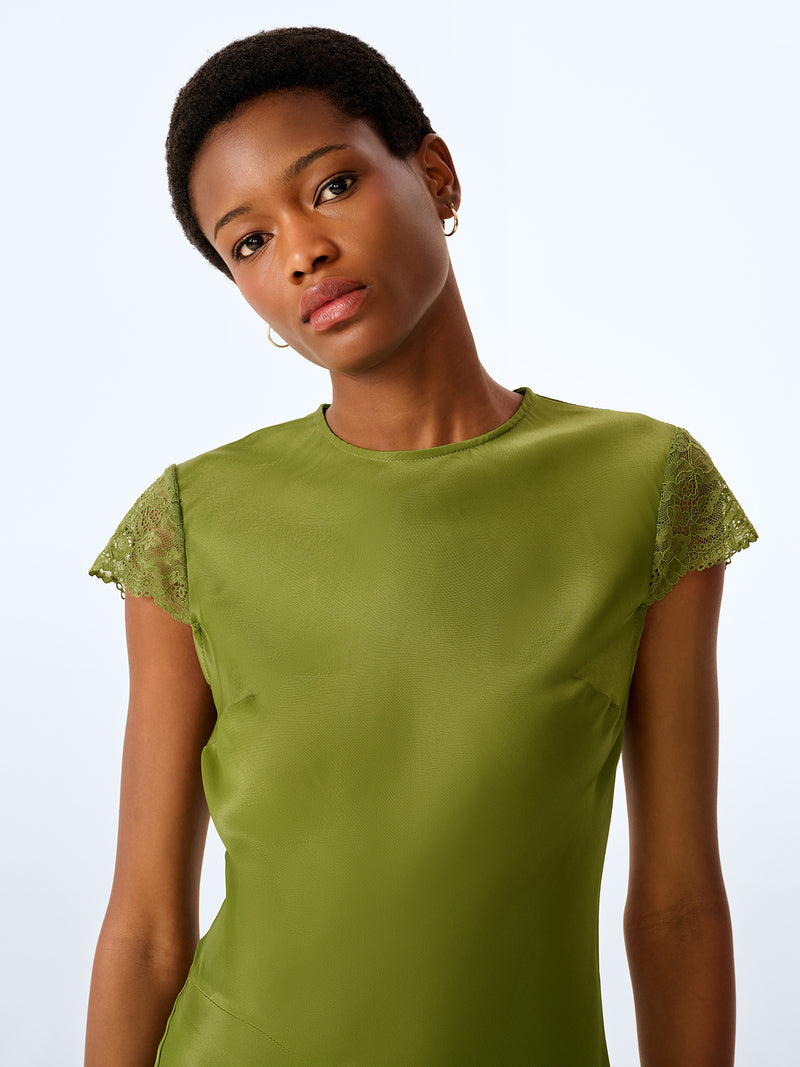 Dante Dress in Twist of Lime