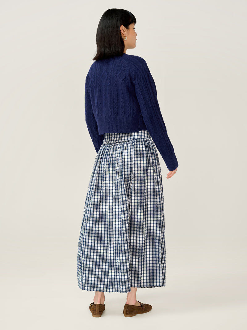 Darcie Check Skirt