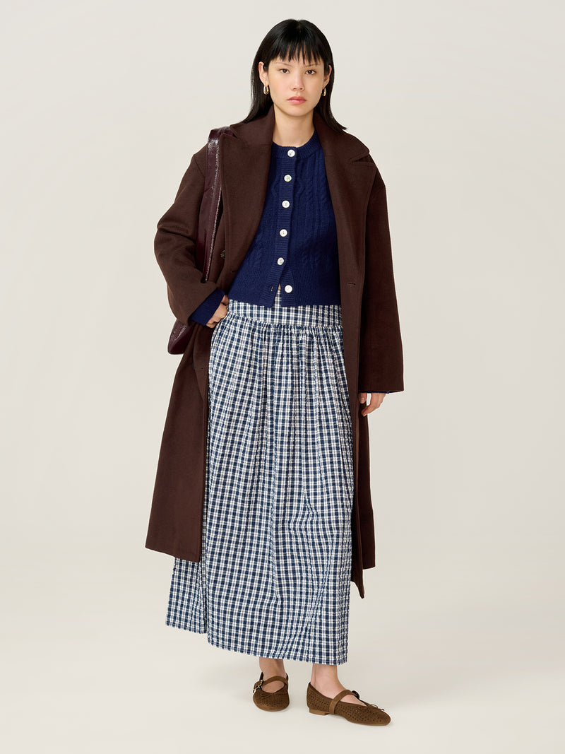 Darcie Check Skirt